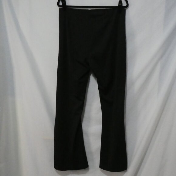 Unbranded | XXL | Chic Black Flared Pants | Crecent Moon Zipper Pull - Picture 2 of 16